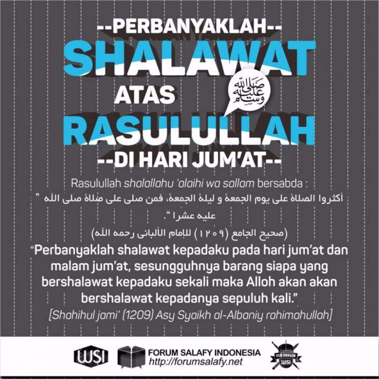 Baca Shalawat 80 Kali Di Hari Jum’at Dapat Menghapus Dosa Selama 80