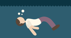 Ilustrasi Orang Tenggelam