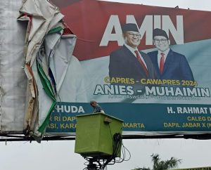 Penertiban Alat Peraga Kampanye Pemilu